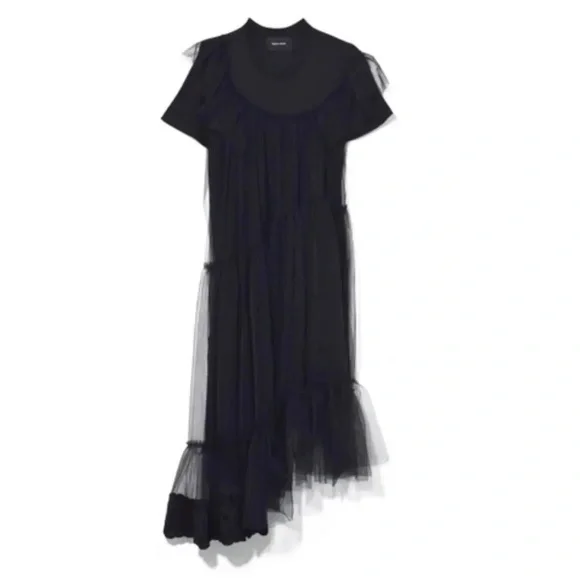 Simone Rocha Cotton Midi Dress (sz xs) - Picture 1 of 16